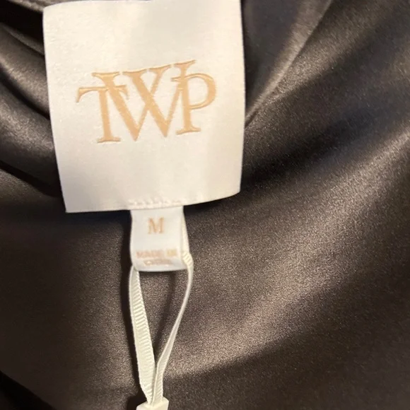 TWP Chocolate Silk Blouse - Picture 3 of 6